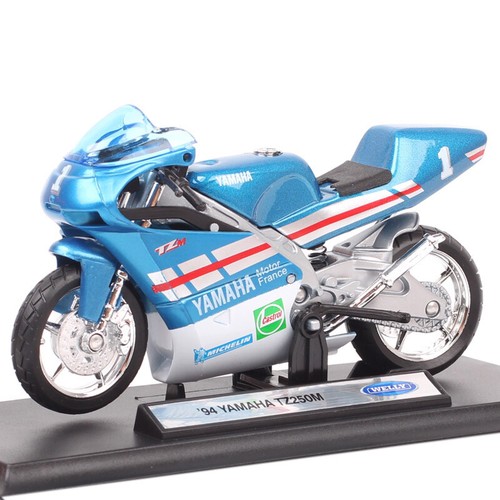 Welly 1/18 1994 Yamaha TZ250M Factory Racing Bike Motorcycle Diecast Model Toy - Picture 8 of 13