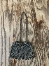 Antique Vintage Metal Mesh Chain Purse.