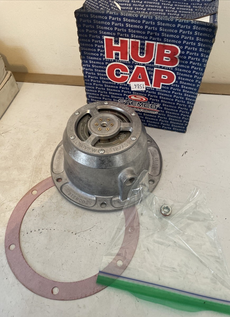 GENUINE STEMCO TRAILER HUB CAP WITH GASKET 343-4372 NEW OEM