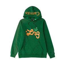 LRG x Carrots "Lifted Carrots Script" Pullover Forest Green Hooded Sweatshirt
