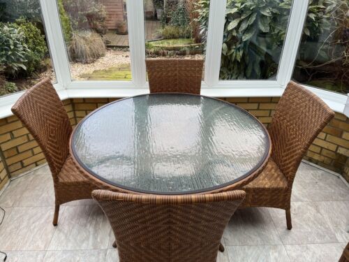 Rattan Table and Chairs set