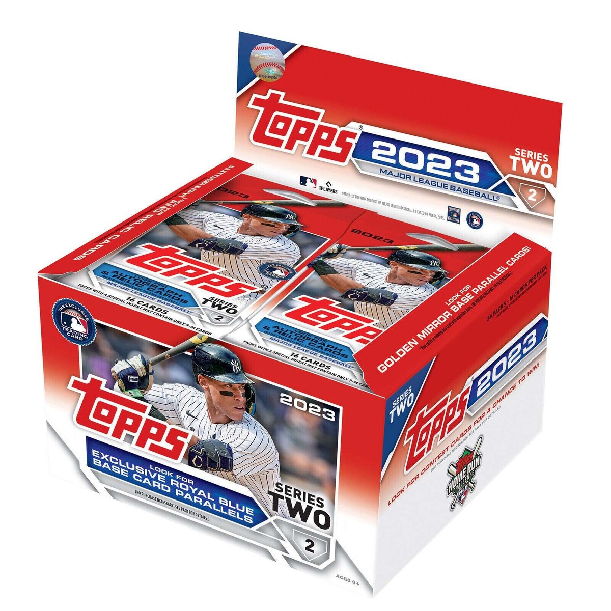 SINGLE PACK of 2023 TOPPS SERIES 2 BASEBALL RETAIL BOX (16 cards