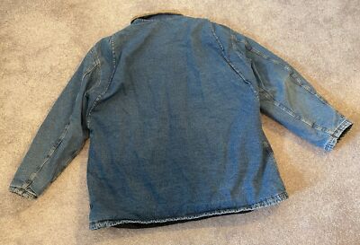 Dickies Denim Jacket With Quilted Lining & Corduroy Collar XL | eBay