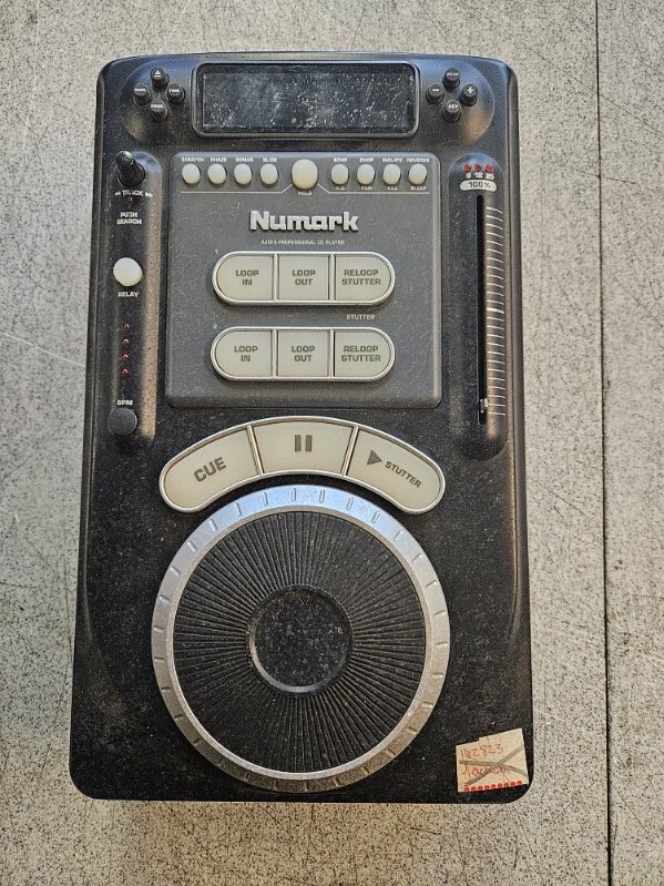 Numark Axis 9 Professional CD Player Sold For Parts | eBay