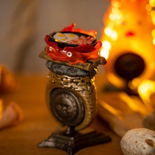 Studio Ghibli Howl's Moving Castle KAZARING Calcifer 6 types set - Picture 9 of 12