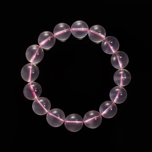 Flyshop Jewelry Natural Starlight Pink Crystal Bracelet (Bead Dia. 9mm) - Picture 10 of 12