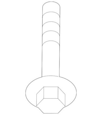 NEW OEM Ford Genuine Trans Mount Bracket Bolt -W721083-S439