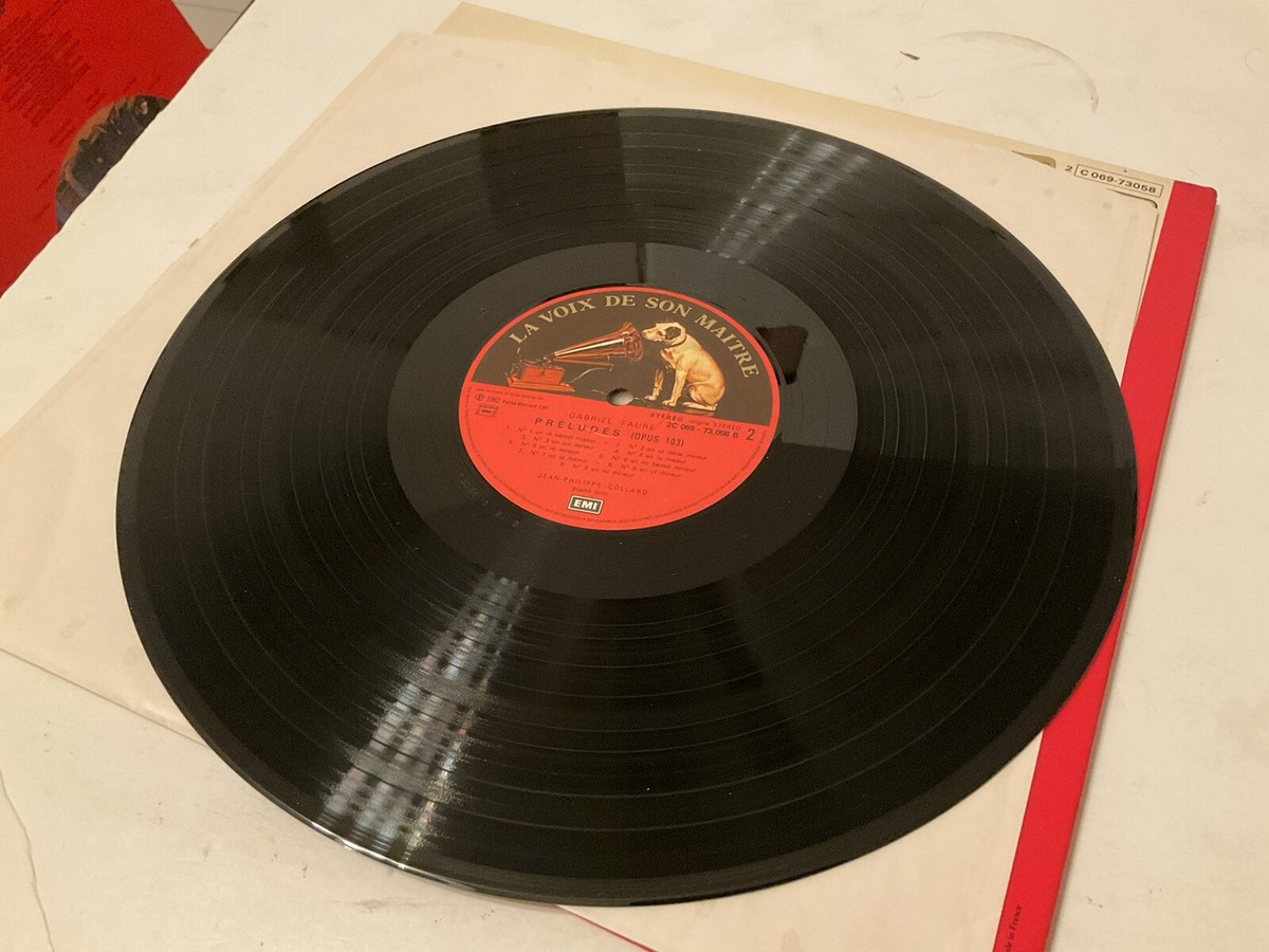 JEAN-PHILIPPE COLLARD FAURE impromptus & preludes EMI LP
