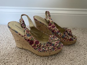 steve madden floral wedges