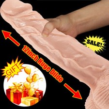 Silicone HUGE Realistic Thick Big Penis Dildo Dong Anal G-spot Sex-Toy for-Women