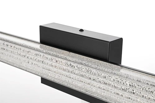 Living District Jaxx 24" Led Wall Sconce in Black - Picture 6 of 9