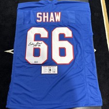 Billy Shaw Custom Autographed Jersey HOF 99 TRISTAR COA Buffalo Bills