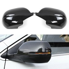 Carbon Fiber Style Rearview Side Mirror Cover Cap Trim For Honda Cr-v 2017-19 18