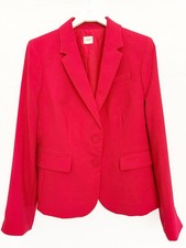 J.Crew Classic Tailored Red Blazer   Vibrant Coral/Red SIZE 4