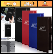 4 Pcs Car Document Holder Set - Registration  Insurance Wallet, Glove Box Organ