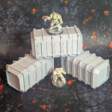 3 x Shipping Containers  - Wargaming Tabletop - Scatter Terrain Sci Fi Gothic
