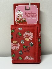 Strawberry Shortcake Trifold Wallet Hook And Loop Red
