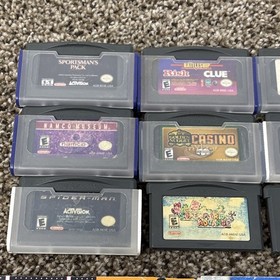 nintendo gameboy advance GBA Games Lot Of 9 Games Tested