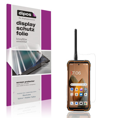 4x Schutzfolie klar für Blackview Xplore 1 Walkie Talkie Displayschutzfolie