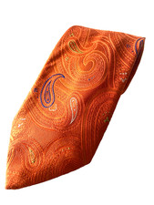 Altea Jacquard Design Paisley Pattern Silk Neck Tie Hand Made In Italy 61 x 3.5