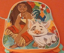 Disney Moana 2 Pua Hei Hei Avance Rápido Tamaño Completo Mochila Bolso para Libros 15"