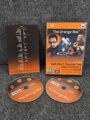 Orange Box Half-Life 2 Episode 1-2, Team Fortress 2, And Portal (PC, 2007) Works