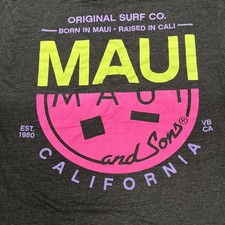 Vtg Maui And Sons Maui Orginal Surf Co California Men  s XL Graphic T-Shirt. LL