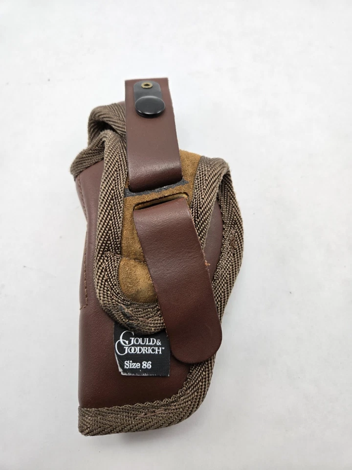 Used Gould Goodrich Small Auto Holster OWB Right Hand Ruger LCP II Kahr CW380 - Image 4 of 4