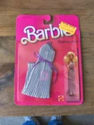 Barbie Fashion Fun  Purple Long Dress Vintage 1984 NIP Sealed