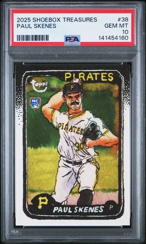141454160 Paul Skenes 2025 Topps Shoebox Treasures #38 PSA 10