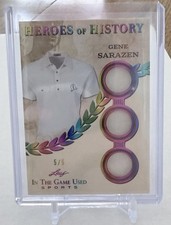 2025 Leaf In The Game Heroes Of History Gene Sarazen 5/5