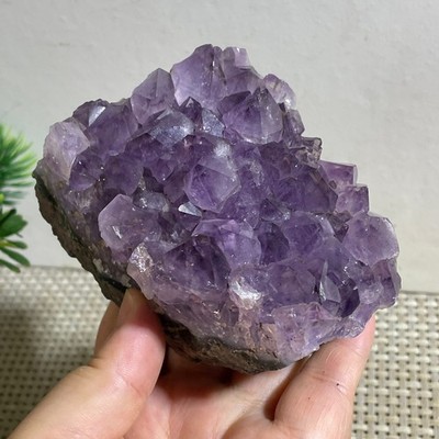 501g  amethyst rough stone amethyst cluster block Amethyst