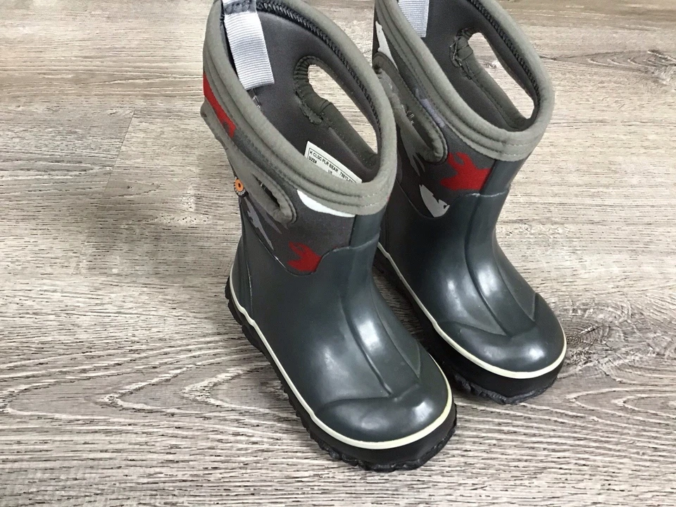 BOGS Boots Toddler Size 7 Classic Polar Bear Trim Pull On Snow Boots 78612-074 - Image 2 of 4