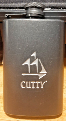 Pair of Stainless Steel 5 ounce Flasks - Cutty + Unbranded