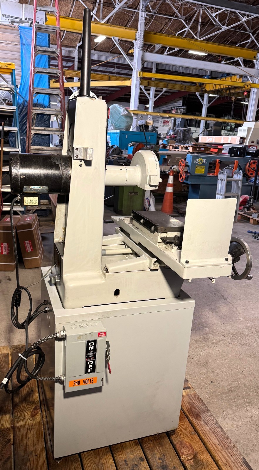 6" x 12" Harig Surface Grinder No. 612, Hand, Chuck, 1.5 HP, Nice