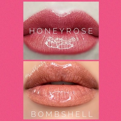 lipsense by senegence Bombshell And Honey Rose Set Lot Sealed
