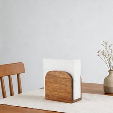 Farmhouse Napkin Organisation Napkin Holder Wood Modern Tissue Dispenser for