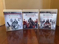 Assassin’s Creed PS3 Lot II Brotherhood Revelations Signature Edition 3 Games