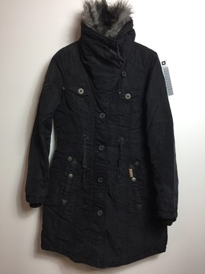 KHUJO Damen Winterjacke Modell: Monique Schwarz S