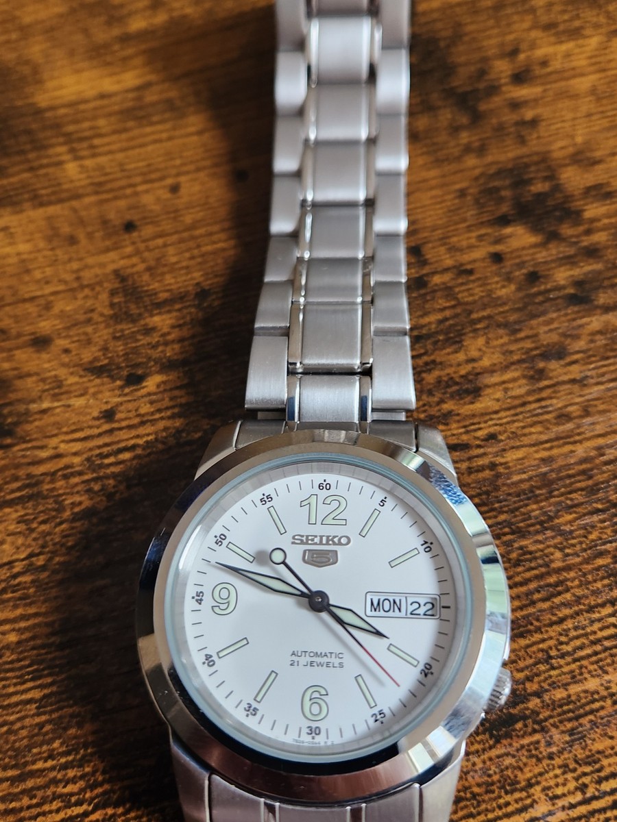 Seiko 5 Sports White Men's Watch - SNKE57K1 for sale online