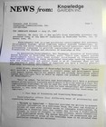 [Sztuczna inteligencja] 1987 KnowledgePro, procesor wiedzy Komunikat prasowy