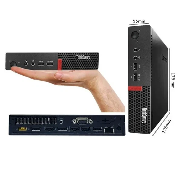 LENOVO Mini Desktop Computer PC i7 up to 64GB DDR4 2TB SSD Windows 11 or 10 WiFi - Image 2 of 4