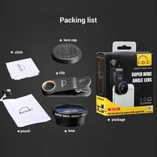 Professional HD Ultra-Wide Angle Lens Clip-on Phone Camera Lens For IROY