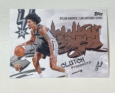 2025-26 Topps Basketball Dylan Harper Clutch City Prospects RC San Antonio Spurs
