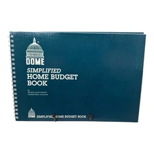 Dome Publishing Company- Inc. DOM840 Home Budget Book- 64 Pages- 10-.50in.x7-...