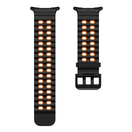 Bracelet en Silicone Bicolore pour Samsung Galaxy Watch Ultra 47mm - Respirant L - Zdjęcie 15 z 34