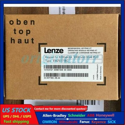 US Free TAX 1PCS NEW LENZE EMZ9371BC KEY PAD OPERATOR PANEL IN BOX EMZ9371BC