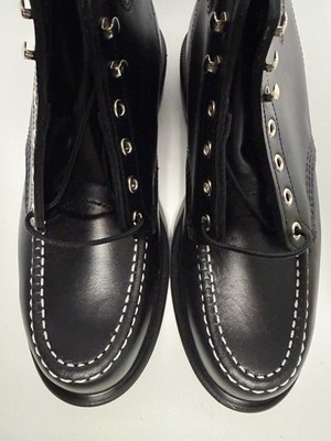 Red Wing 8133 SuperSole Classic Moc Toe Boots Black Chrome Men's