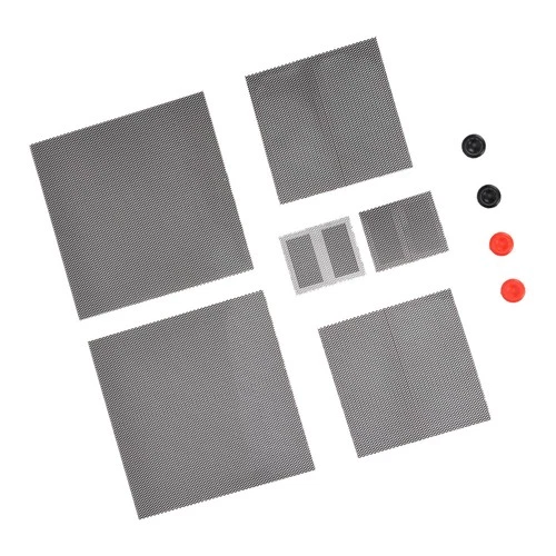 Xbox Series X Dust Guard Kit PVC Mesh Ventilation Cover with 4 Silicone Thumbs