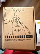 Jabra Engage 65 Noise Cancelling Mono Wireless Headset Ear-Pad (On the Ear)...